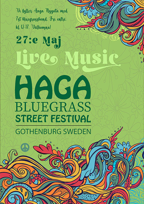 HAGA BLUEGRASS STREET FESTIVAL, 27/5 2023 - 27/5 2023, Göteborg